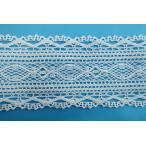  широкий гонки torsion гонки 95mm ширина 1m единица измерения "теплый" белый хлопок материалы лента сделано в Японии DS.1759