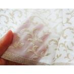 【価格を見直しました】国産　麻混刺繍　唐草　蔦柄柄生地　6色　　1個96ｃｍｘ50ｃｍ　　4個までネコポス可能　　KLM77