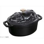 ショッピングストウブ ストウブ ピギーココット １７ｃｍ ブラック ４０５００−１７１