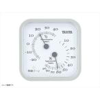 タニタ アナログ温湿度計 置き掛け両用タイプ/マグネット付 グレー TT-557-GY
