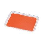 クリア マジックトレー 角型 ６インチ（ミニ）オレンジ （PMZ2825）