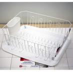 Rubbermaid (ラバーメイド)  ディッシュドレーナー＆ドレーナートレイ付 （ セット ） ＜ホワイト＞Ｌサイズ