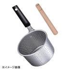 前川金属 アルマイトPC柄みそこし(こし棒付) 大
