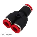 新潟精機 BeHAUS チューブ用ワンタッチ継手 ユニオンY PY8