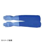 エステー エステーニトリル耐油薄手腕カバー付手袋 ブルー No.380 M