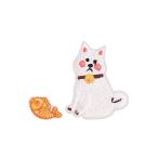  значок подарок мода I der U-PICK вышивка ткань. .( тайяки B)