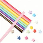 Ginhkok Lucky Star звезда оригами 27 цвет примерно 1030 шт. комплект симпатичный оригами оригами звезда DIY ручная работа прикладное искусство для день рождения оборудование орнамент для подарок gif