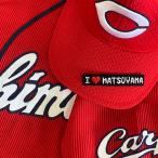 [ почтовая доставка бесплатная доставка ] Hiroshima carp вышивка нашивка I Love MATSUYAMA mini чёрный / Matsuyama дракон flat / Восток carp /carp/ отвечающий ./ вышивка / Uni Home 