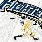 【日本ハム 刺繍ワッペン 万波 サイン付