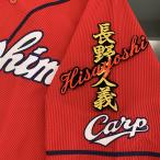 [ почтовая доставка бесплатная доставка ] Hiroshima carp вышивка нашивка Nagano имя чёрный / Nagano ../carp/ отвечающий ./ вышивка / Uni Home 