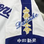 [ почтовая доставка бесплатная доставка ] Chunichi Dragons вышивка нашивка гора . имя белый / гора . большой ./dragons/ отвечающий ./ вышивка / Uni Home 