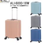 【ALI -アジアラゲージ-】【ALI-6000-18W】 ハードキャリー 6000series  【3〜4泊】 40+8リットル スーツケース キャリーケース 拡張