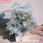 【#lafiesta1206】Sサイズバルーンフラワー ボックスフラワー 名入れ プリザーブドフラワー 成人式 卒業式 母の日 結婚式 誕生日 開業 出産 就職 お祝い 祝電