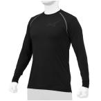 MIZUNO Mizuno обратная сторона ворсистый low шея * длинный рукав бейсбол одежда унисекс для мужчин и женщин 12JA2P8309