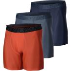 UNDER ARMOUR アンダーアーマー UAパフォーマンステック メッシュ 6インチ アンダーウェア 3枚セット 1387420-847 メンズ