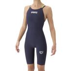 ARENA アリーナ レーシングワンピーススパッツ オープンバック ハーフレッグ 水泳 水着レディース競泳用 公認 AS6SRC11L-NVSL
