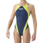 ARENA アリーナ レーシングワンピース オープンバック 水泳 水着レディース競泳用 公認 AS6SRC26L-NVYL