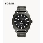 フォッシル FOSSIL 腕時計 MACHINE 三針デイト スモーク ステンレススチールウォッチ FS5970 メンズ アナログ 正規品