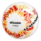 mikasaMIKASA футбольный мяч ALMUNDO одобренный мяч si-m блокировка 4 номер FT453D-RO