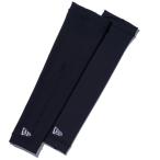 ニューエラ NEW ERA アームスリーブ フラッグロゴ ブラック × ホワイト 13549231 アームウォーマー UVカット 日焼け対策 スポーツ 紫外線対策 腕用