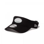 NEWERA ニューエラ ゴルフ サンバイザー Stretch Cotton Washable オーバルロゴ ブラック 14391258