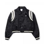 NEWERA  ニューエラ NEW ERA Womens ナイロン ヴァーシティ ジャケット ブラック 14857974