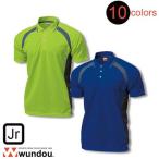 ウンドウ wundou ベーシックテニスシャツ テニス p1710-junior キッズ・ジュニア