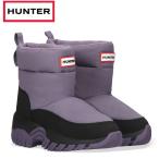 ハンター HUNTER シューズ ユニセックス イントレピッド ワンダラー ショート スノー ブーツ ブラック ドリーミーグレープ UFS7119WWU-BGR ハンター HUNTER シューズ ユニセックス イントレピッド ワンダラー
