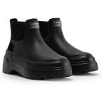 ハンター HUNTER ユニセックス リファインド エクスプローラー プルオン レザー ブーツ シューズ UFS8002LEA-BLK