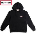 ハンター HUNTER ユニセックス プレイ ラバライズ ハンターロゴ フーディー URJ1504CTN-BLK