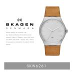 Yahoo! Yahoo!ショッピング(ヤフー ショッピング)『SKAGEN-スカーゲン-』Sundby Leather Watch〔SKW6261[メンズ 腕時計 ビジネス 薄型 軽量 レザー 本革]〕