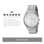 『SKAGEN-スカーゲン-』Holst World Time and Alarm Titanium Link Watch〔SKW6286〕