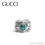GUCCI グッチ GUCCI GARDEN Ring with feline head details in sterling silver 461991 08349 4401《返品交換不可》