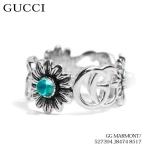 GUCCI グッチ  GG MARMONT Ring with double G and flowe ...