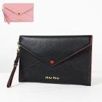 miumiu-ミュウミュウ- ENVELOPE SMALL POUCH CON INTERNO ESTRAIBILE[5MF014 2BC3]