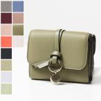 Chloe クロエ ALPHABET Tri-Fold Wallet CHC21WP945F57 053 601 6J5 三つ折り財布 ミニ財布 ロゴチャーム レザー レディース