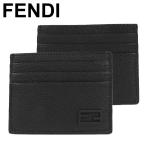 FENDI フェンディ CARD CASE カードケース フラグメントケース 定期入れ レザー ブラック メンズ 7M0164 AG0L F0QA1