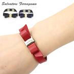 Yahoo! Yahoo!ショッピング(ヤフー ショッピング)Feragamo フェラガモ BRACELET 762500 サルヴァトーレフェラガモ BRACELET ブレスレット リボン レザー レディース