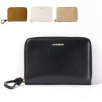 JIL SANDER ジルサンダー Pocket Zip Around Wallet 二つ折り財布 折りたたみ財布 ラウンドファスナー レザー ロゴ レディース J07UI0006 P4841