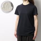 ショッピングモンクレール MONCLER モンクレール T-Shirt Tシャツ 半袖 クルーネック コットン ロゴ レディース 8C000 05 829HP