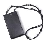 ショッピングphone JIL SANDER ジルサンダー Tangle Phone Case ショルダーバッグ ポーチ フォンケース レザー J25VL0005 P5713