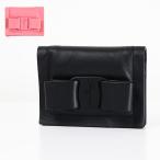  Salvatore Ferragamo VIVA BOW Card Case футляр для карточек карта держатель футляр для визитных карточек чехол для пропуска viva vala лента кожа натуральная кожа женский 220295