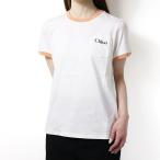 Chloe クロエ Tシャツ Logo T-Shirts C20860 レディース キッズ 半袖 クルーネック カットソー ロゴT 大人OK