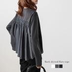 バックフレア バックコンシャス  シフォン素材 シアー プルオーバー 【lstpaw24-696】【to25】【即納：1-5営業日】【送料無料】メ込2