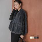 ショッピングバルーン ファーベスト Vネック バルーンシルエット フェイクファー レイヤード 2025秋冬新作【lswpaw25-1574】【予約販売：11月20日入荷予定順次発送】【送料無料】宅込