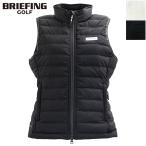 ショッピングゴルフウェア レディース ブリーフィング ゴルフ ウェア レディース タイオン ダウンベスト BRIEFING GOLF HOLIDAY COLLECTION WS TAION DOWN VEST BRG223W70 BRG 返品交換不可