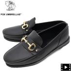 ショッピング半額以下 フォックスアンブレラ シューズ メンズ レインシューズ ビットローファー FOX UMBRELLAS 02M FOX LOAFERS RUBBER BLACK 返品交換不可