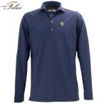 フェリージゴルフ ウェア メンズ 長袖 ポロシャツ Felisi GOLF MS CANCLINI LS WC SHIRT FLG64M002 FLG 076 NAVY 返品交換不可