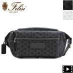 フェリージ バッグ モノグラムコレクション キャンバス ボディバッグ Felisi MONOGRAM COLLECTION 799/15/MM+LD FLS 返品交換不可