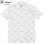 スウィープ ロサンゼルス Sweep!! LosAngeles メンズ リゾートライン 小花柄刺繍 オープンカラーシャツ SL140003  SWP WHITE（ホワイト） 返品交換不可